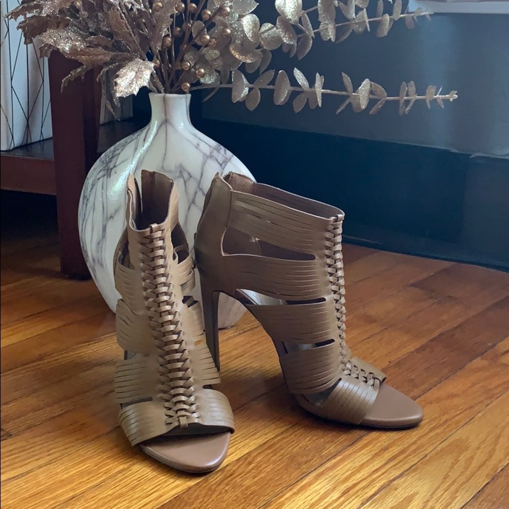 BCBG Caged Heels